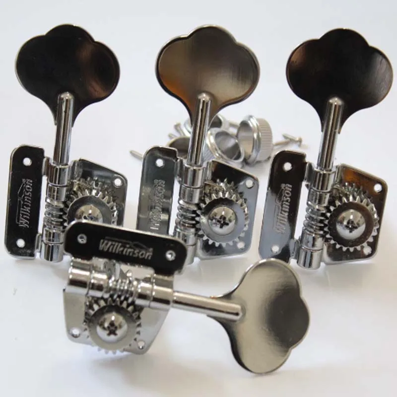 Open Frame Bass Machine Heads Tuners Wilkinson Tuning Peg Chrome for bass WJBL 200 from korea