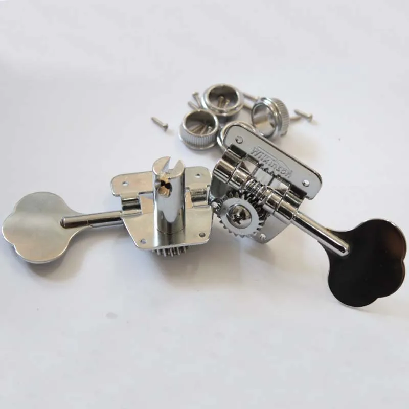 Open Frame Bass Machine Heads Tuners Wilkinson Tuning Peg Chrome for bass WJBL 200 from korea