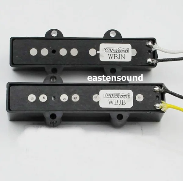 Wilkinson alnico JB four string bass pickups open