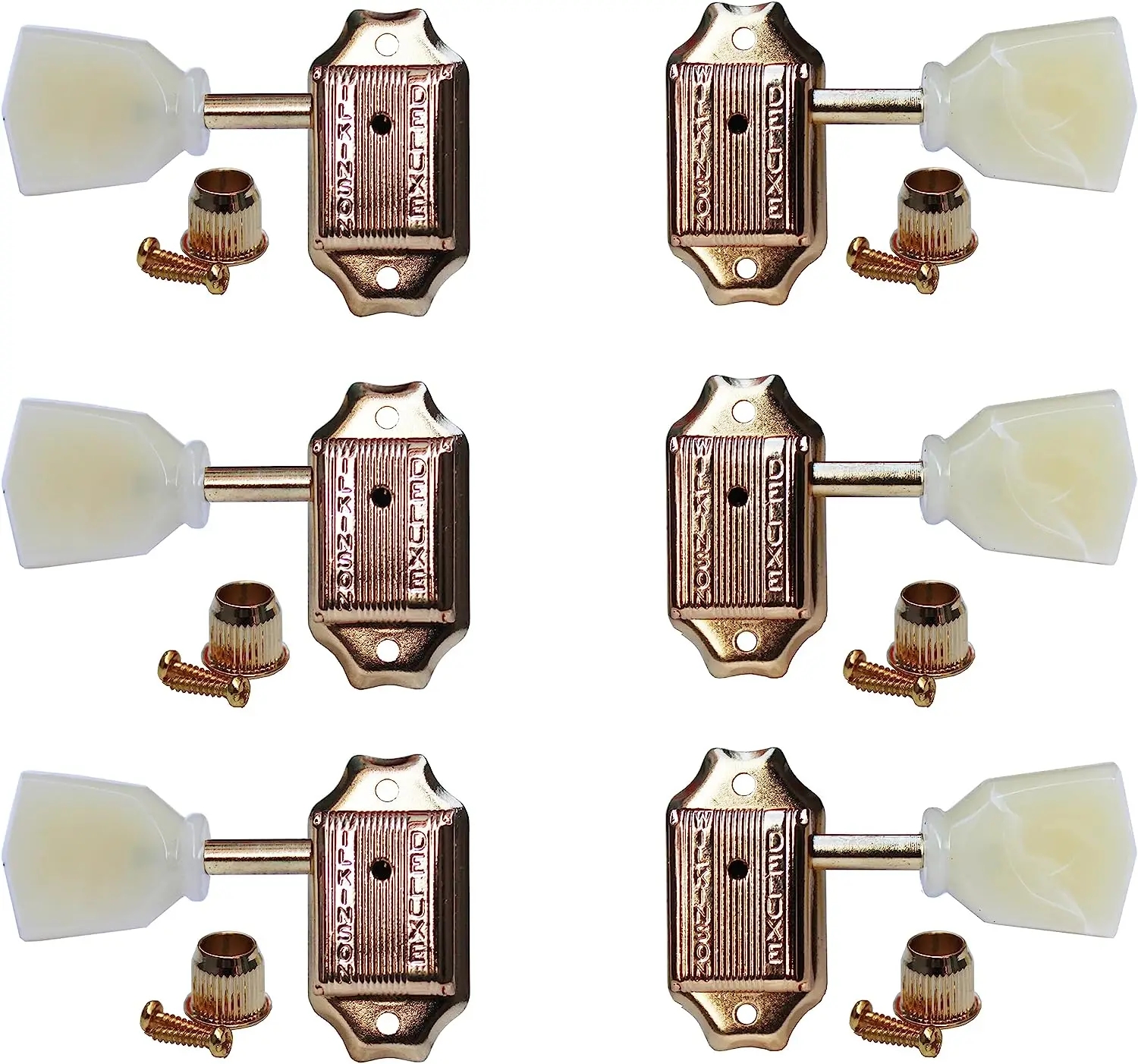 Wilkinson Guitar Locking Tuners One Set 3Lx3R Lock String Tuning Key for Electric Guitars 