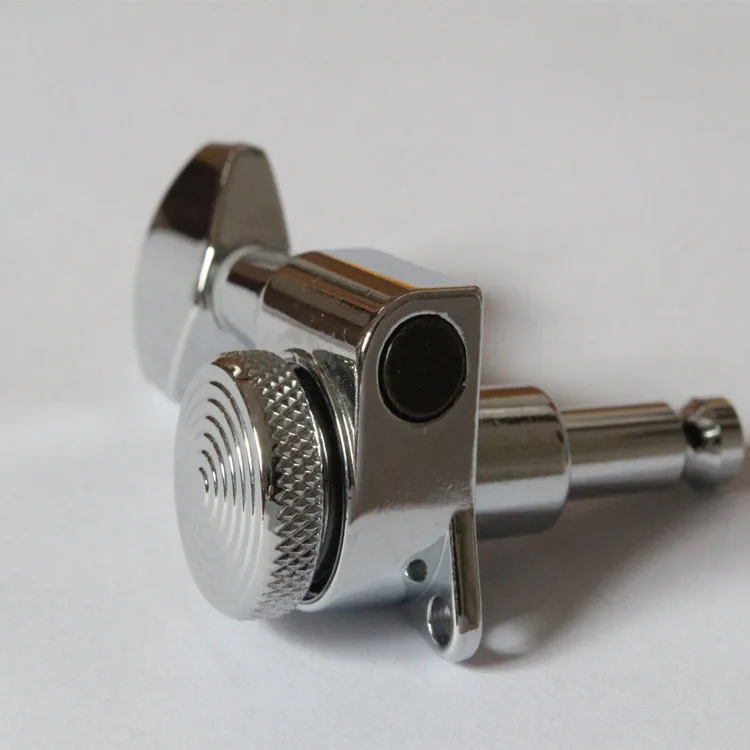 Wilkinson 6L Chrome Left Hand Guitar Locking Tuners JN 07 SP Lock 