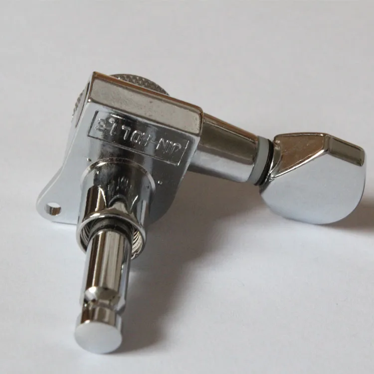 Wilkinson 6L Chrome Left Hand Guitar Locking Tuners JN 07 SP Lock 