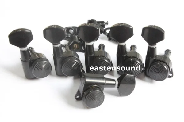 Wilkinson 6R Black Guitar Locking Tuners JN 07 SP Lock
