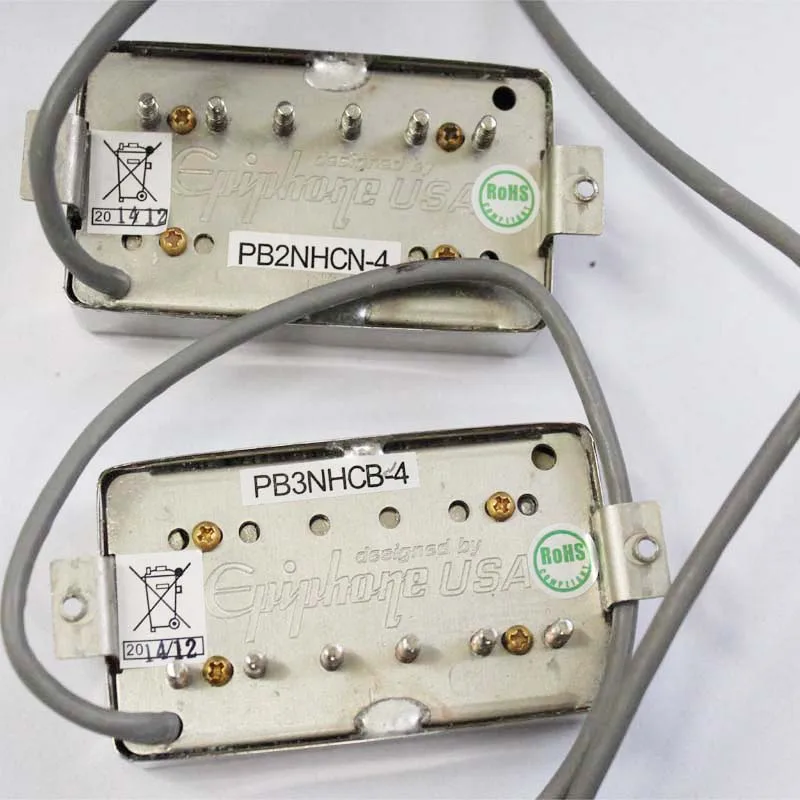 Probucker N and B pickups with pro wiring harness pots w 3way switches