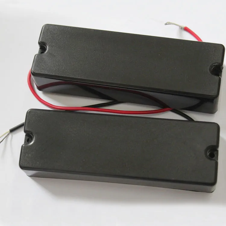 A Set of 2 Pcs Sealed 6 String Bass Guitar Pickups Humbucker Neck Bridge