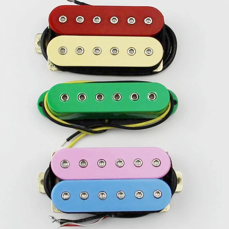 One set vintage open humbucker pickups for different color